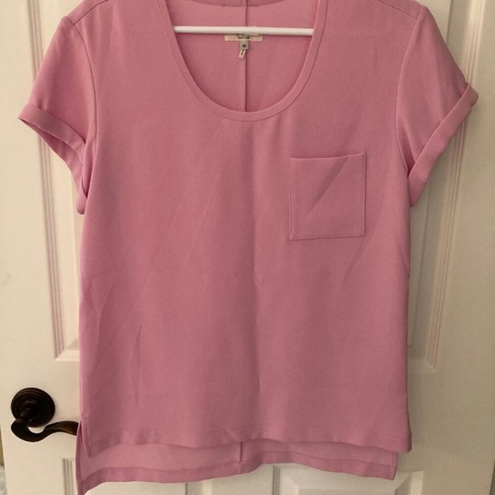 rag & bone Crepe Top - Dressy T-Shirt shape - sz M